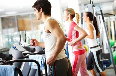 тренировка на беговой дорожке