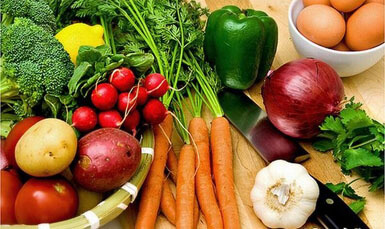 меню вегетарианца